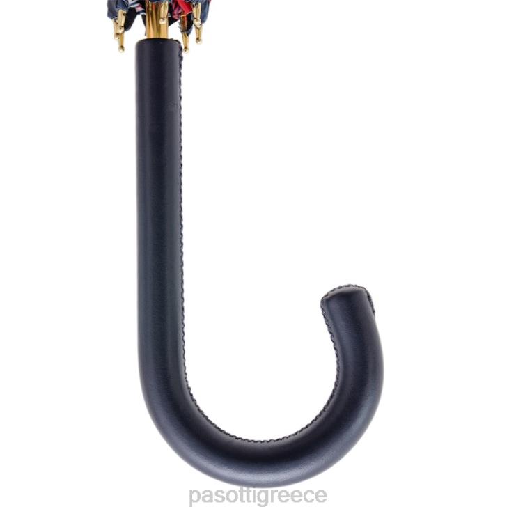 ομπρέλα | PASOTTI 189 5y743-1 p - κλασική ναυτική ομπρέλα με ρίγες και λουλούδια 2N6B8452 γυναίκες